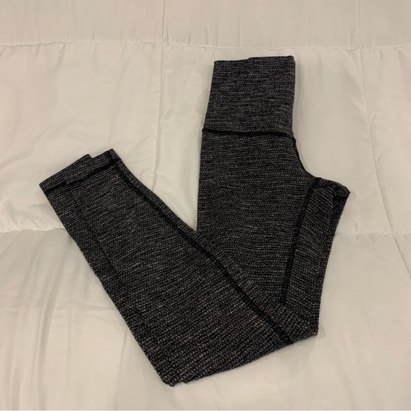 LULULEMON - Align High-Rise Leggings - Grey/White - Women’s 6 - Picture 1 of 4